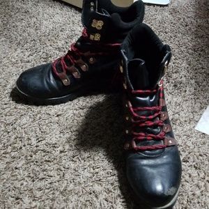 Scuffed winter booties